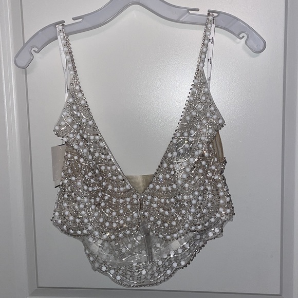 David’s Bridal 2 Piece Wedding Dress 10/12 - Picture 3 of 14